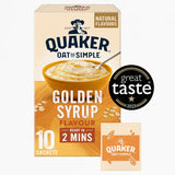 Quaker Oat So Simple Golden Syrup Porridge 10 Pack Cereals ASDA   