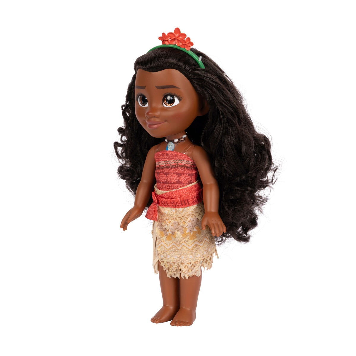 Disney Moana doll with long wavy hair and accessories, UK version