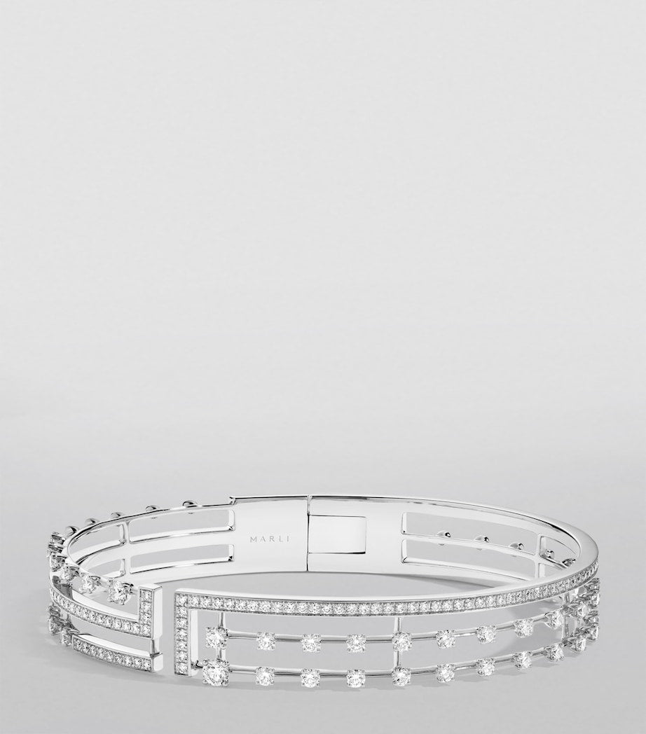 MARLI New York Avenues bangle with diamonds, UK version