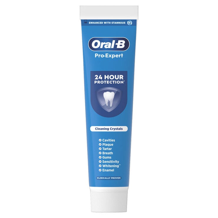 Oral-B Pro-Expert Toothpaste Clean Mint 6 x 125ml, imported from the UK