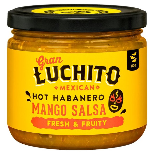 Gran Luchito Hot Habanero Mango Salsa   300g