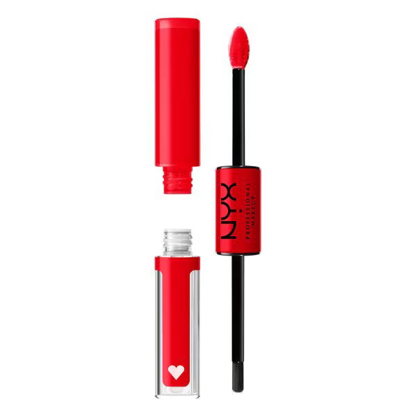 NYX Shine Loud Lip Gloss Red Shade, imported from the UK