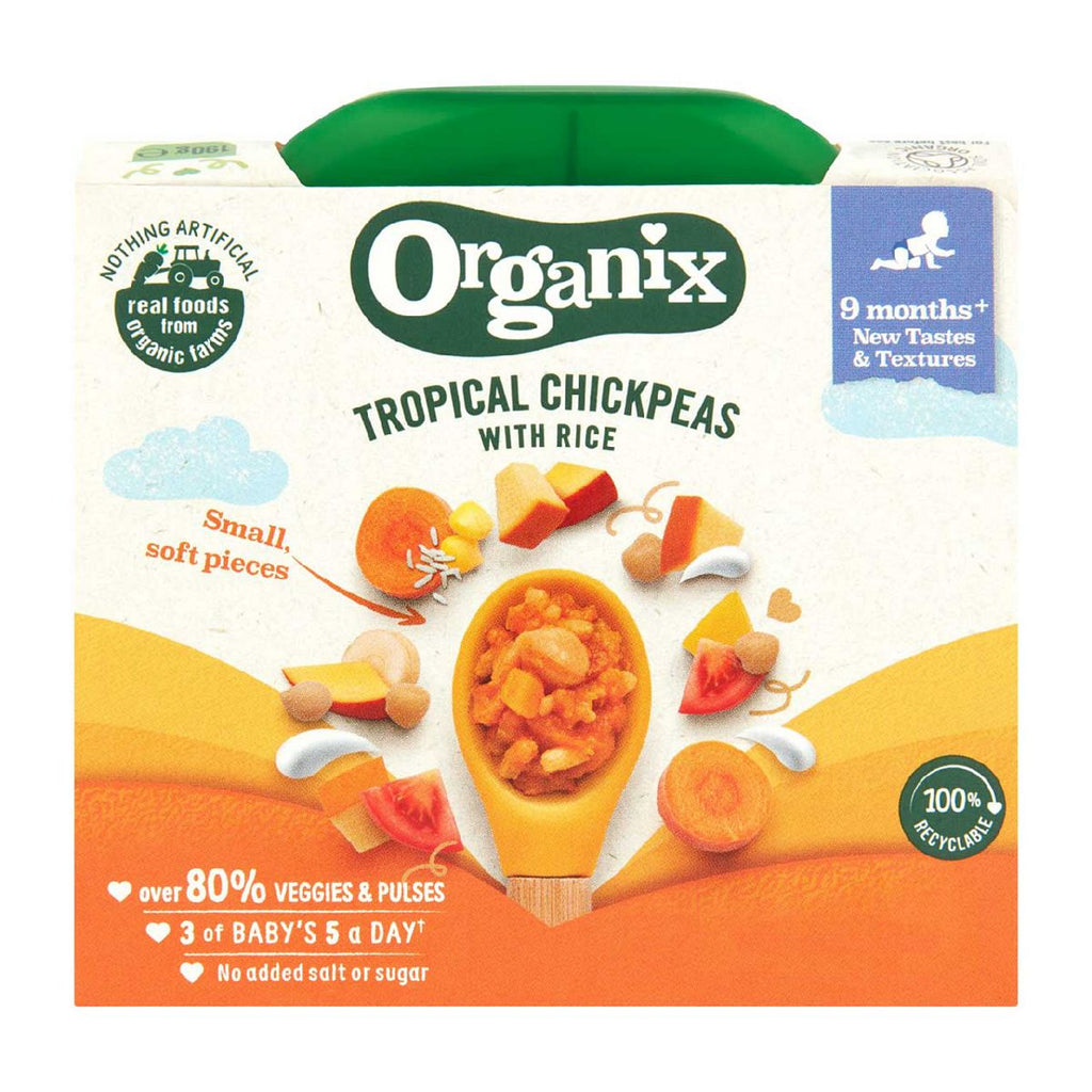 Organix Tropical Chickpeas with Rice 190g