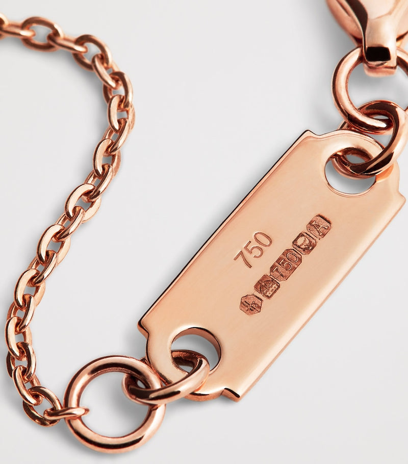 Harrods rose gold diamond bracelet 0.25ct (British brand)