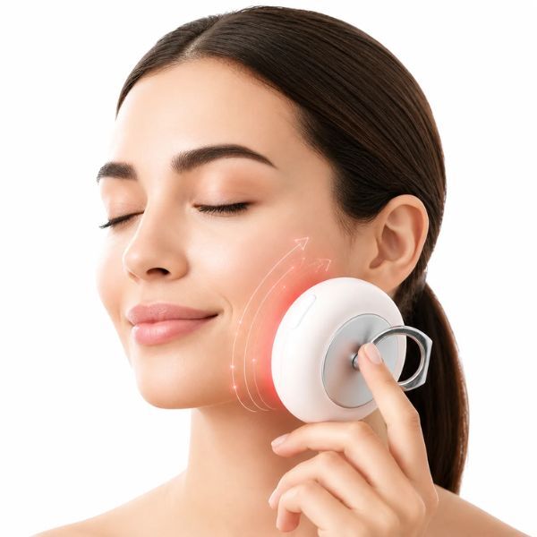 Trendlox facial toning device with LED therapy and microcurrent, imported from the UK