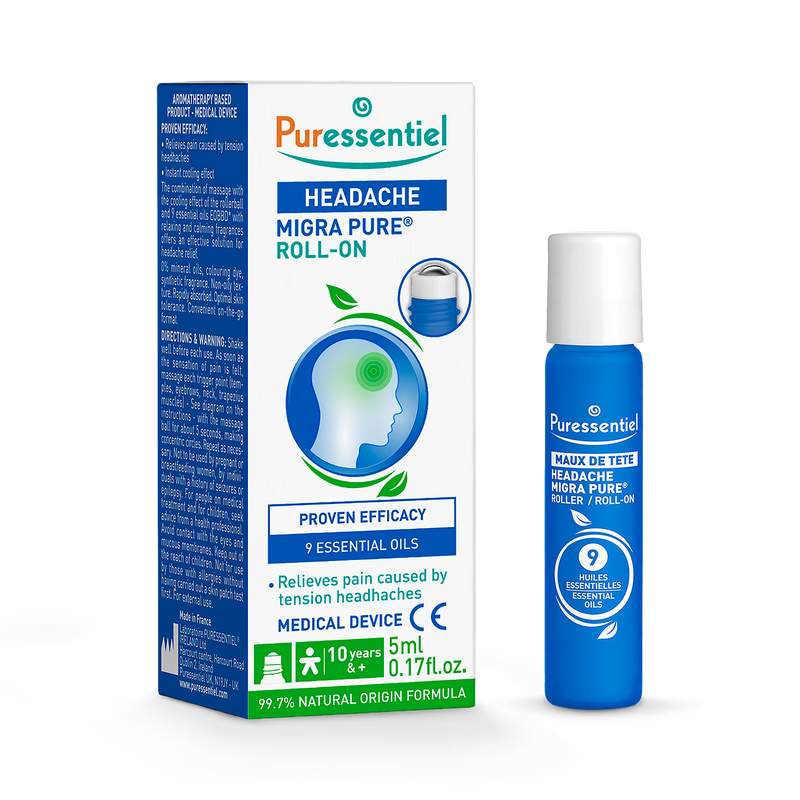 Puressentiel Migra-Pure headache roll-on 5ml (British brand)