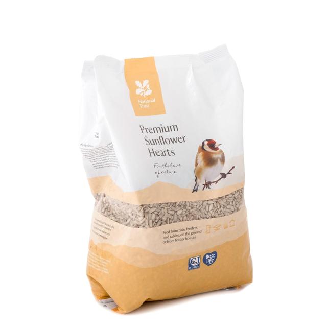 National Trust CJ Wildlife Premium Sunflower Hearts Wild Bird Food   1.6kg