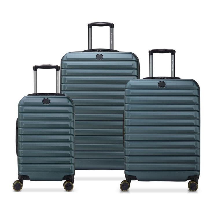 Delsey Helium Edge 2.0 hardside luggage set 3 piece, imported from the UK