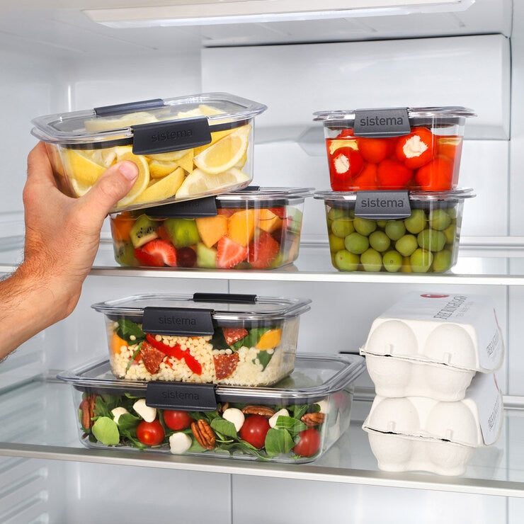 Sistema Brilliance food storage set 14 piece - British product