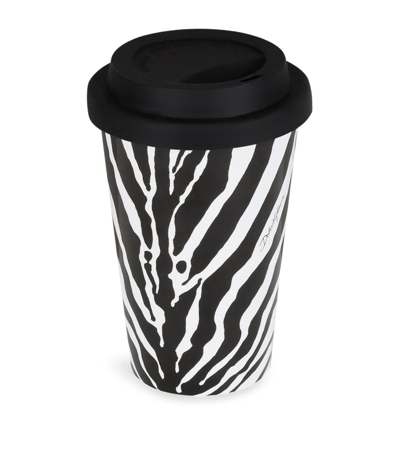Dolce&Gabbana Casa ceramic zebra travel mug - British product