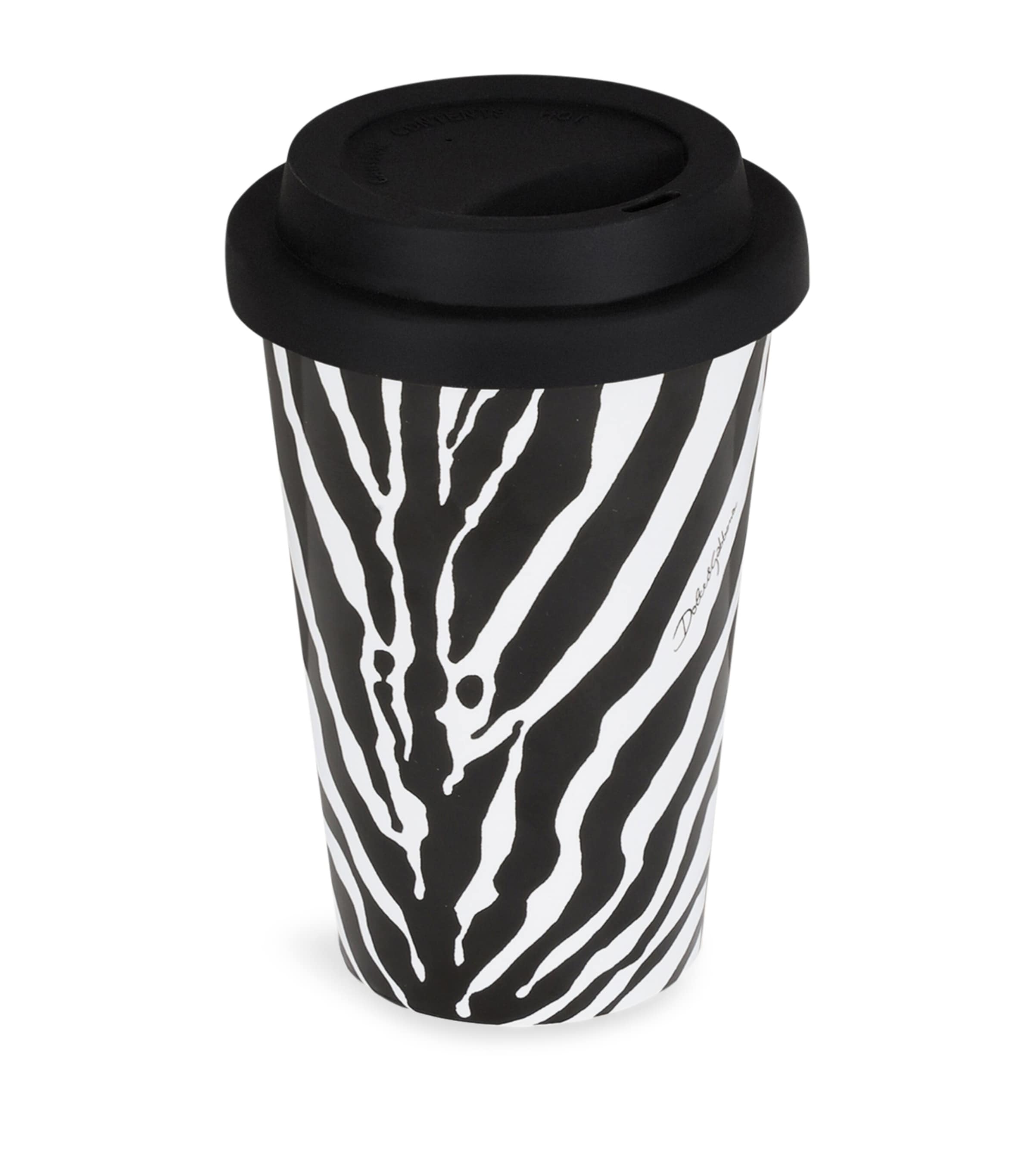 Dolce&Gabbana Casa ceramic zebra travel mug - British product