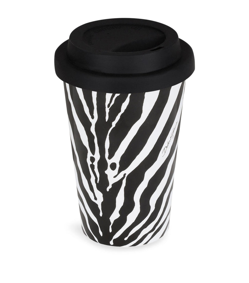 Dolce&Gabbana Casa ceramic zebra travel mug - British product