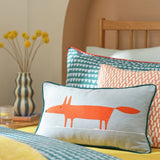 Habitat x Scion Mr Fox cushion multicoloured 50x30cm, imported from the UK
