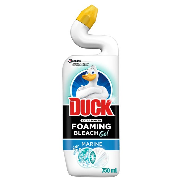 Duck Foaming Bleach Gel Toilet Liquid Cleaner Marine   750ml GOODS M&S   