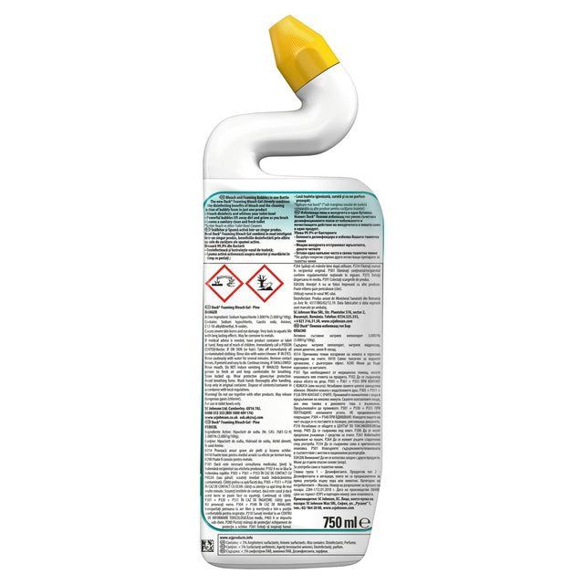 Duck Foaming Bleach Gel Toilet Liquid Cleaner Pine    750ml GOODS M&S   