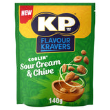 KP Flavour Kravers Coolin' Sour Cream & Chive Flavour Peanuts 140g GOODS Sainsburys   