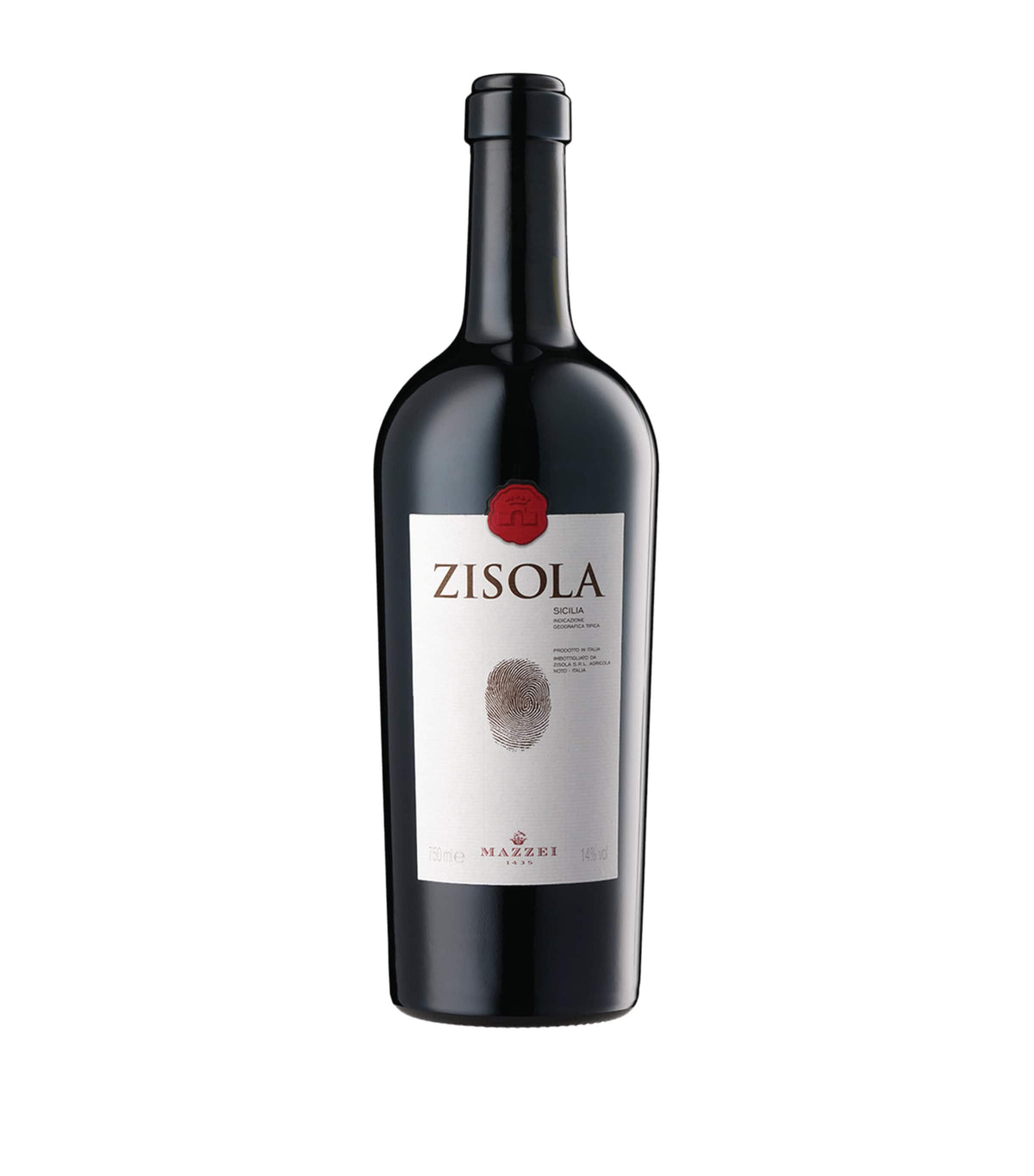 Zisola Nero d'Avola 2022 red wine 75cl (British brand)