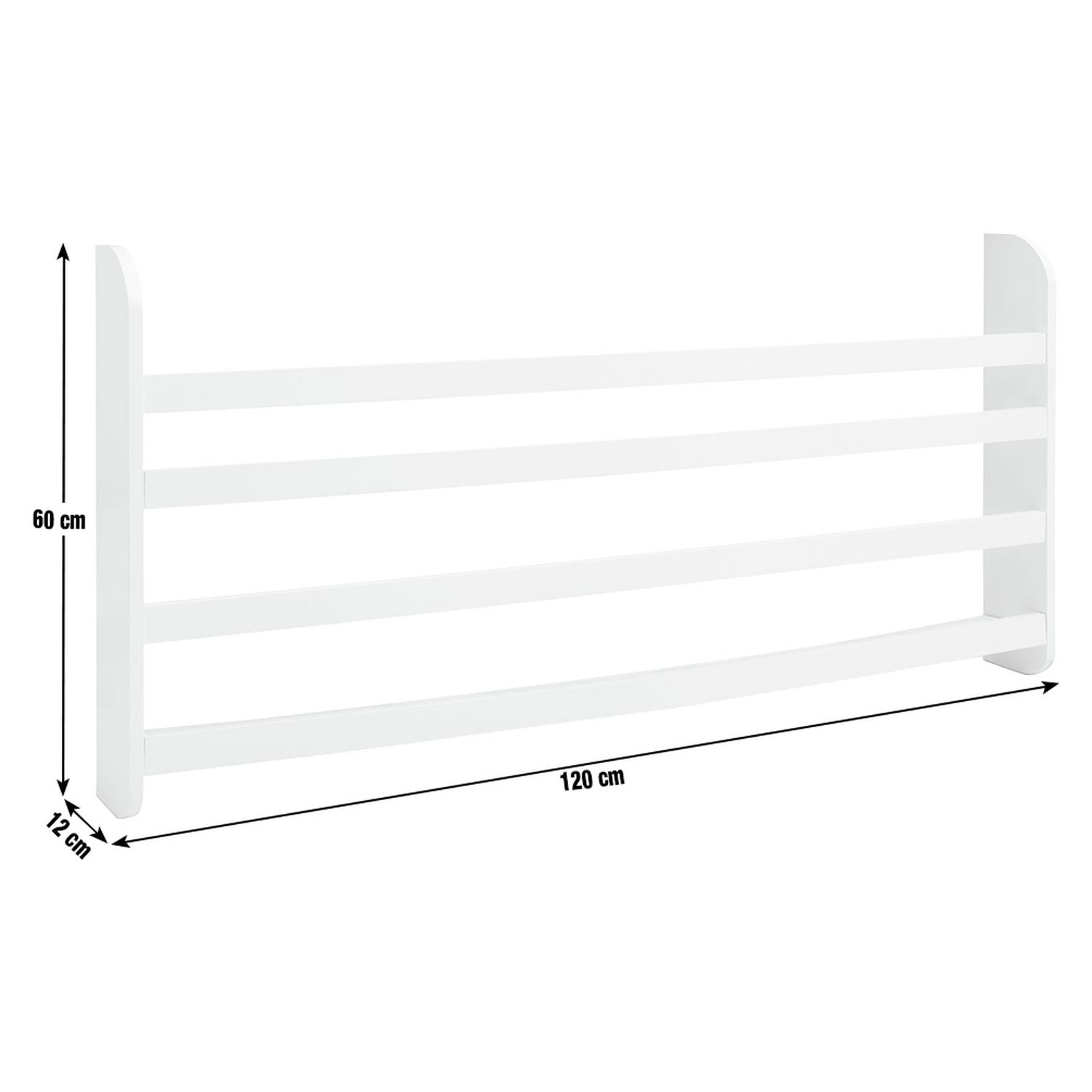 Habitat white wide wall shelf, UK version