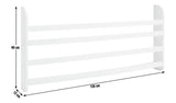 Habitat white wide wall shelf, UK version