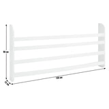 Habitat white wide wall shelf, UK version