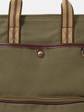 Accessorize green canvas multi-pocket backpack, imported from the UK