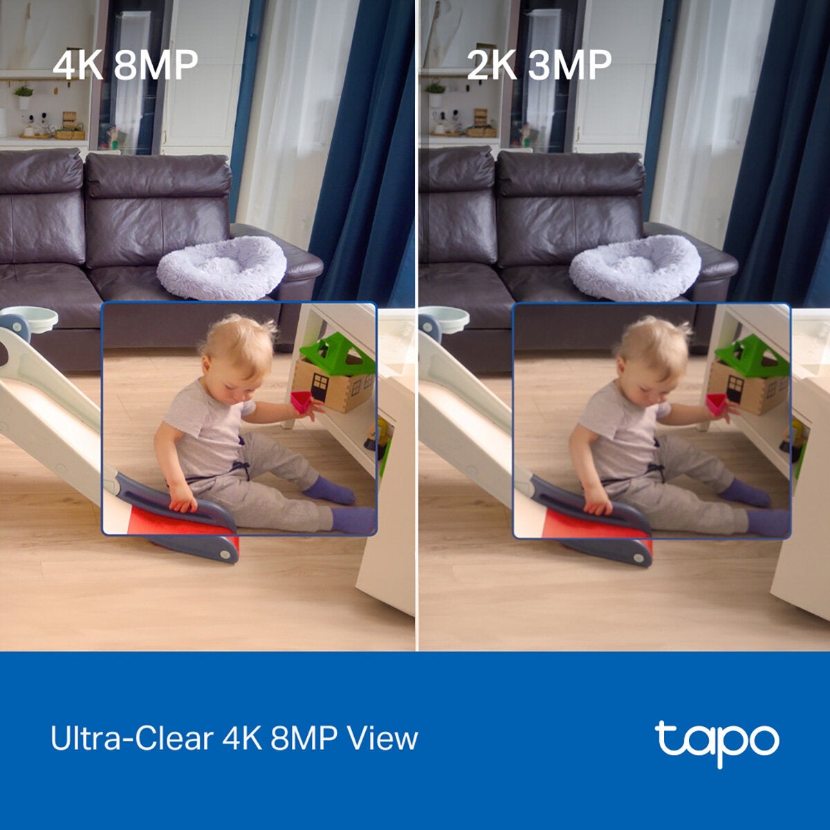TP-Link Tapo C260 4K PTZ security camera 2-pack, imported from the UK