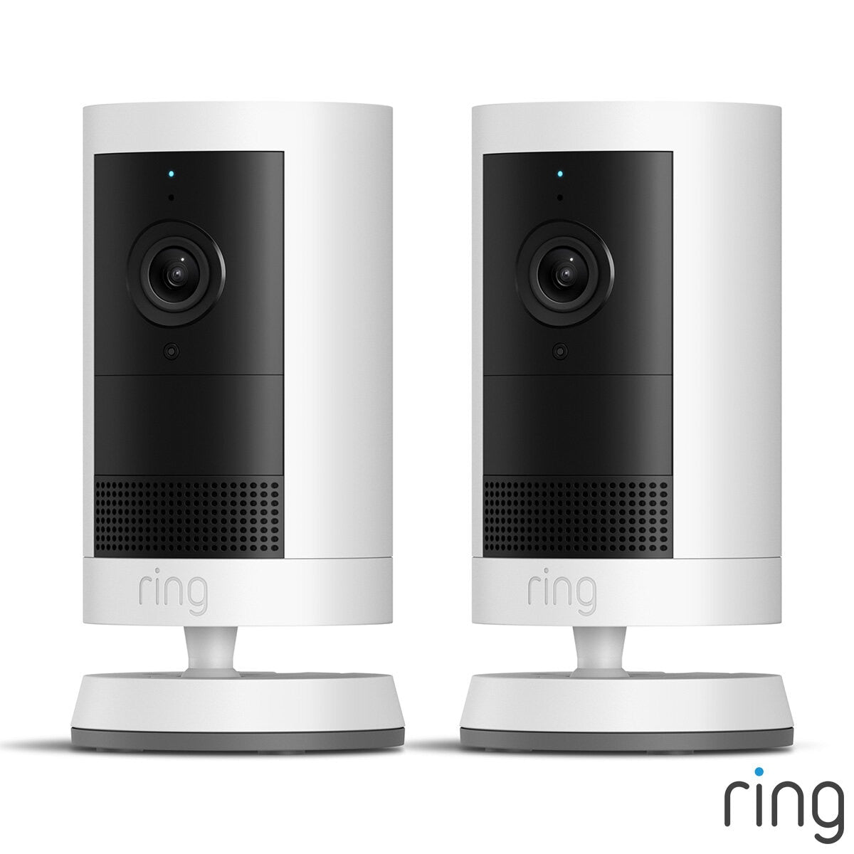 Ring outdoor camera 2 pack with extra battery - British product