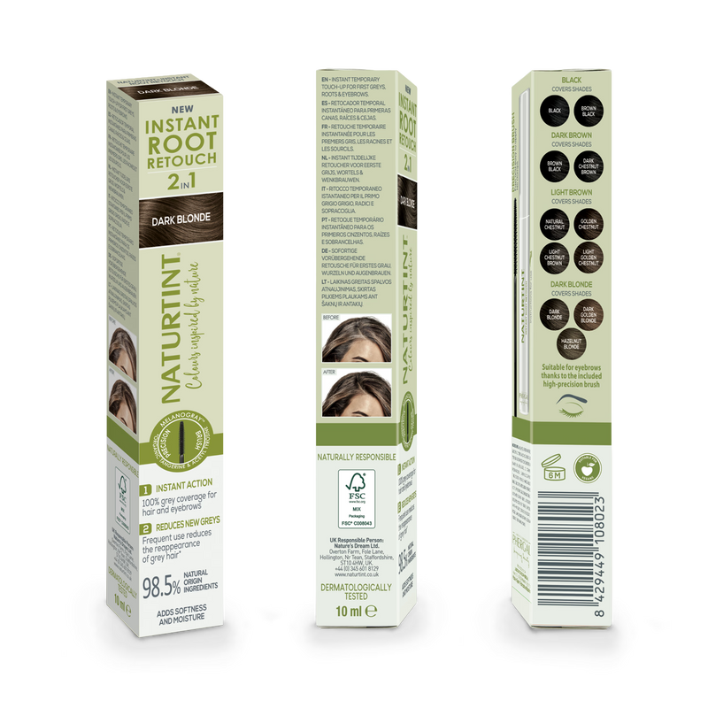Naturtint root retouch Dark Blonde 10ml, imported from the UK
