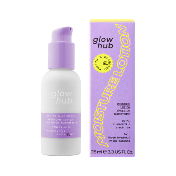 Glow Hub Purify and Brighten Moisture Lotion Facial Moisturiser, UK version