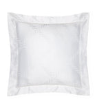 Pratesi square pillowcase with braid design 65cm x 65cm, imported from the UK