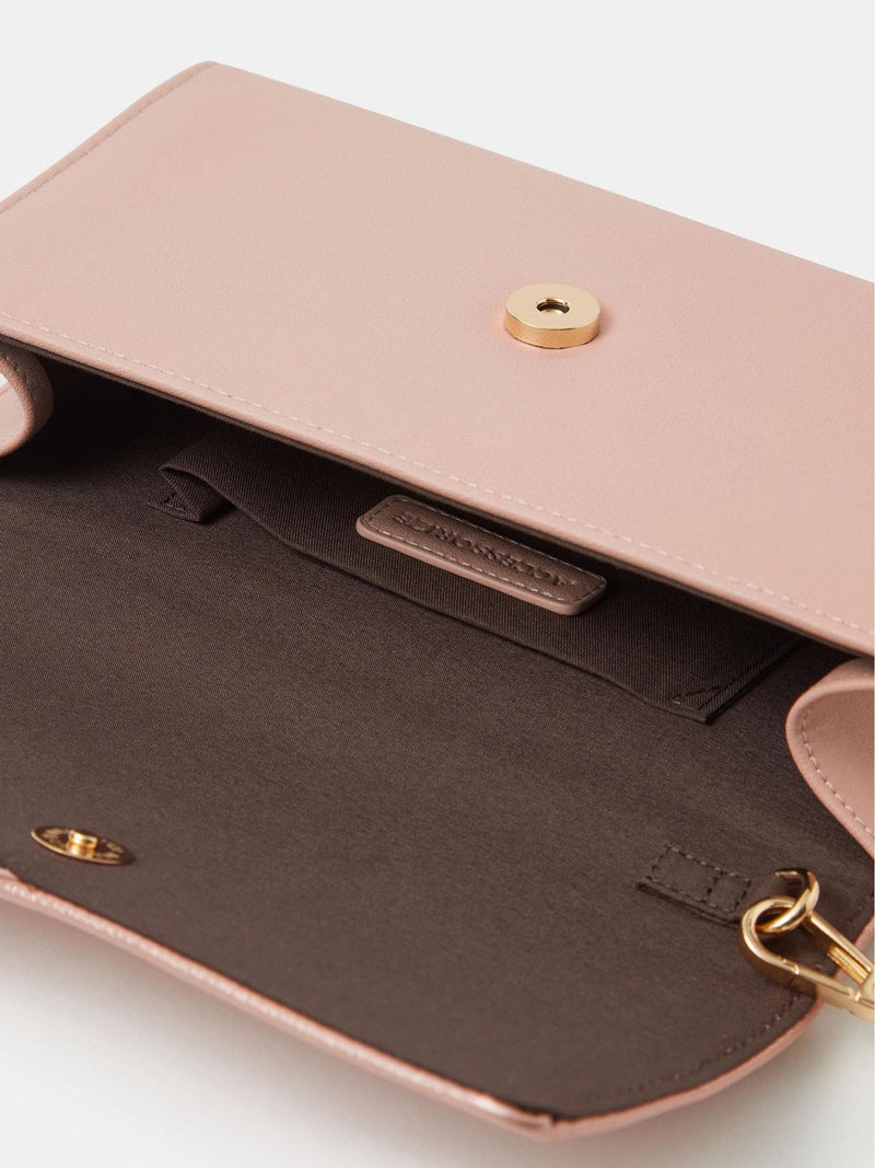 Accessorize pink fold over clutch bag, imported from the UK