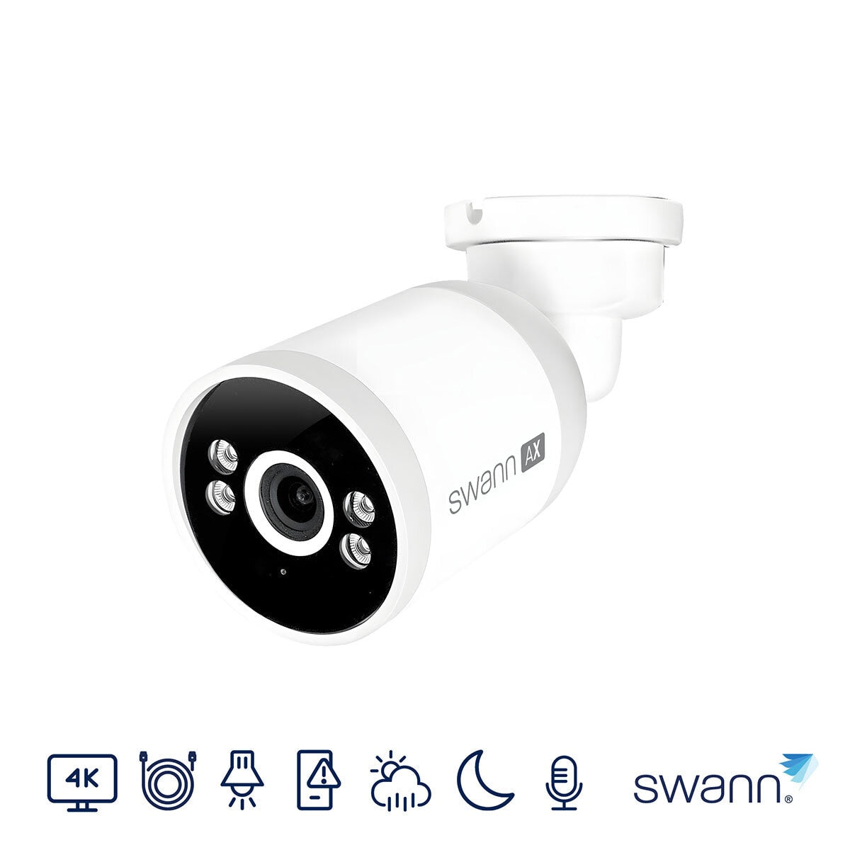 Swann 4K bullet security camera add-on, imported from the UK
