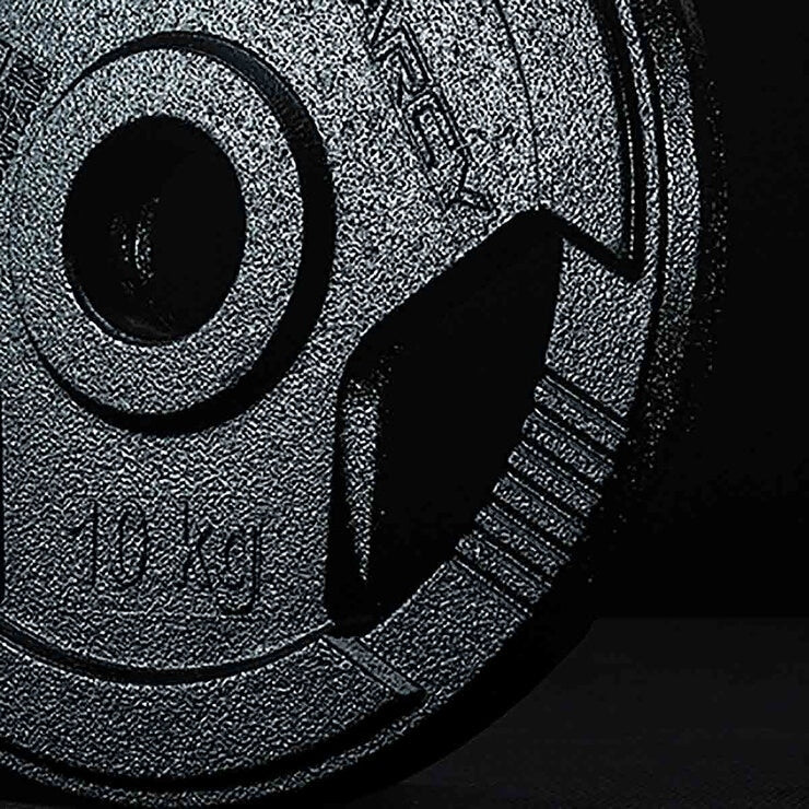 Marcy Eco 60kg Olympic weight set with 7ft barbell, British brand