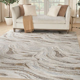 Nourison Glitz Gold Marble area rug 120x180 cm - British product