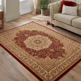 Concept Looms Grand Heritage Red & Beige Persian design rug - British product