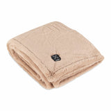 Berkshire Luxe faux fur heated throw taupe 127x152 cm, UK version