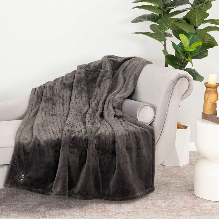Berkshire heated throw grey 127x152 cm, imported from the UK