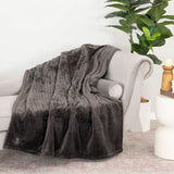 Berkshire faux fur heated throw 127 x 152 cm (British brand)