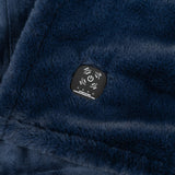 Berkshire faux fur heated throw navy 127x152 cm, imported from the UK