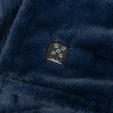 Berkshire faux fur heated throw navy 127x152 cm, imported from the UK