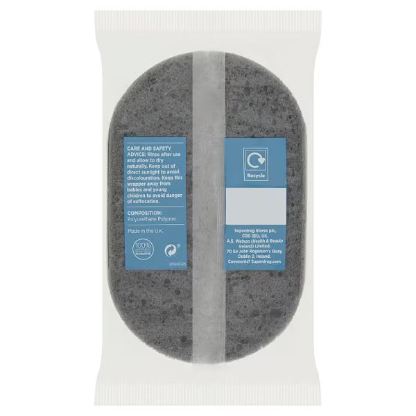 Superdrug Charcoal Massage Sponge (British brand)