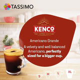 Tassimo Kenco Americano Grande XL coffee pods 80 servings (British brand)
