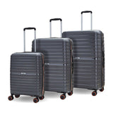 Rock Hydralite 3 piece hardside luggage set (British brand)