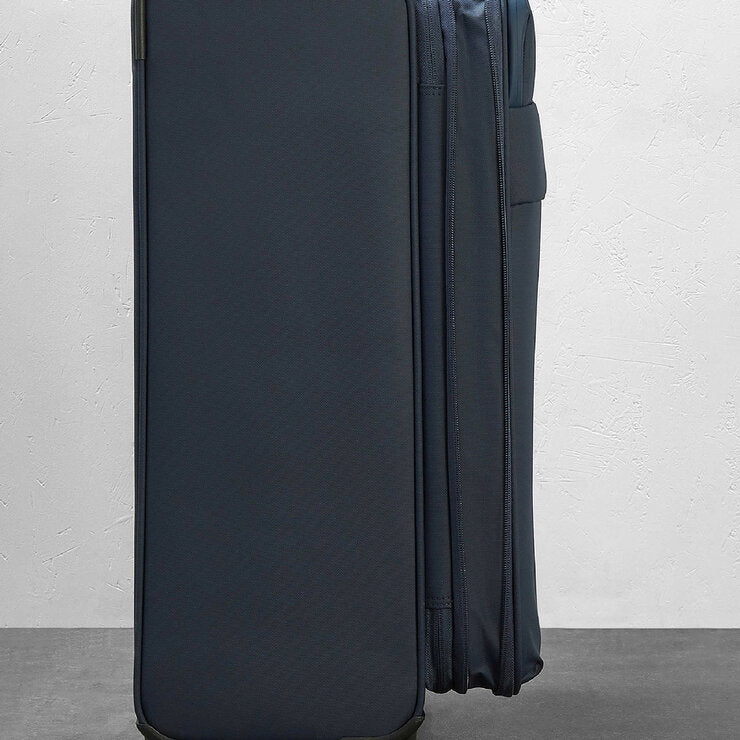 Rock 3 piece softside luggage set in navy (British brand)