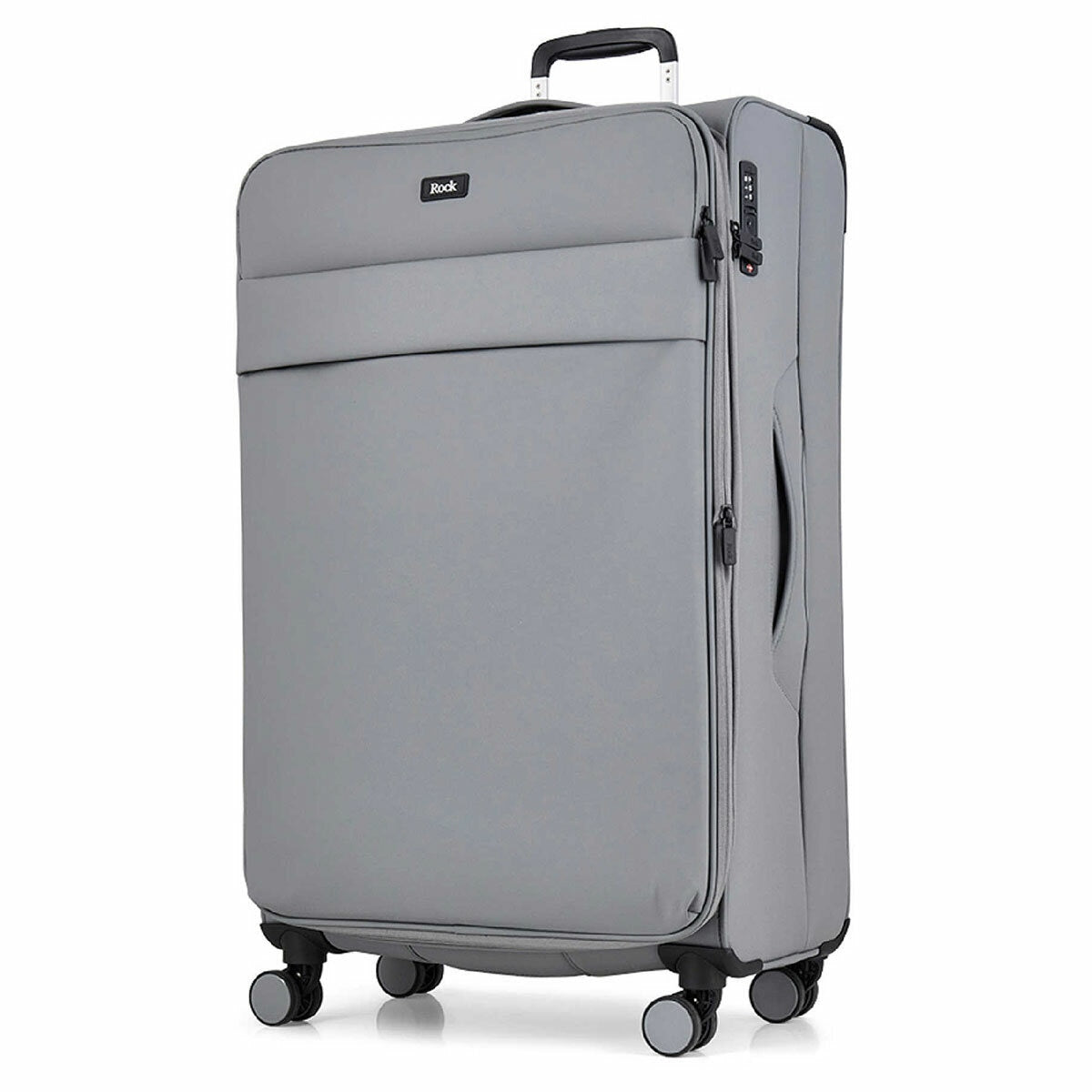 Rock Harper 3 piece softside luggage set in grey (British brand)