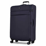 Rock 3 piece softside luggage set in navy (British brand)