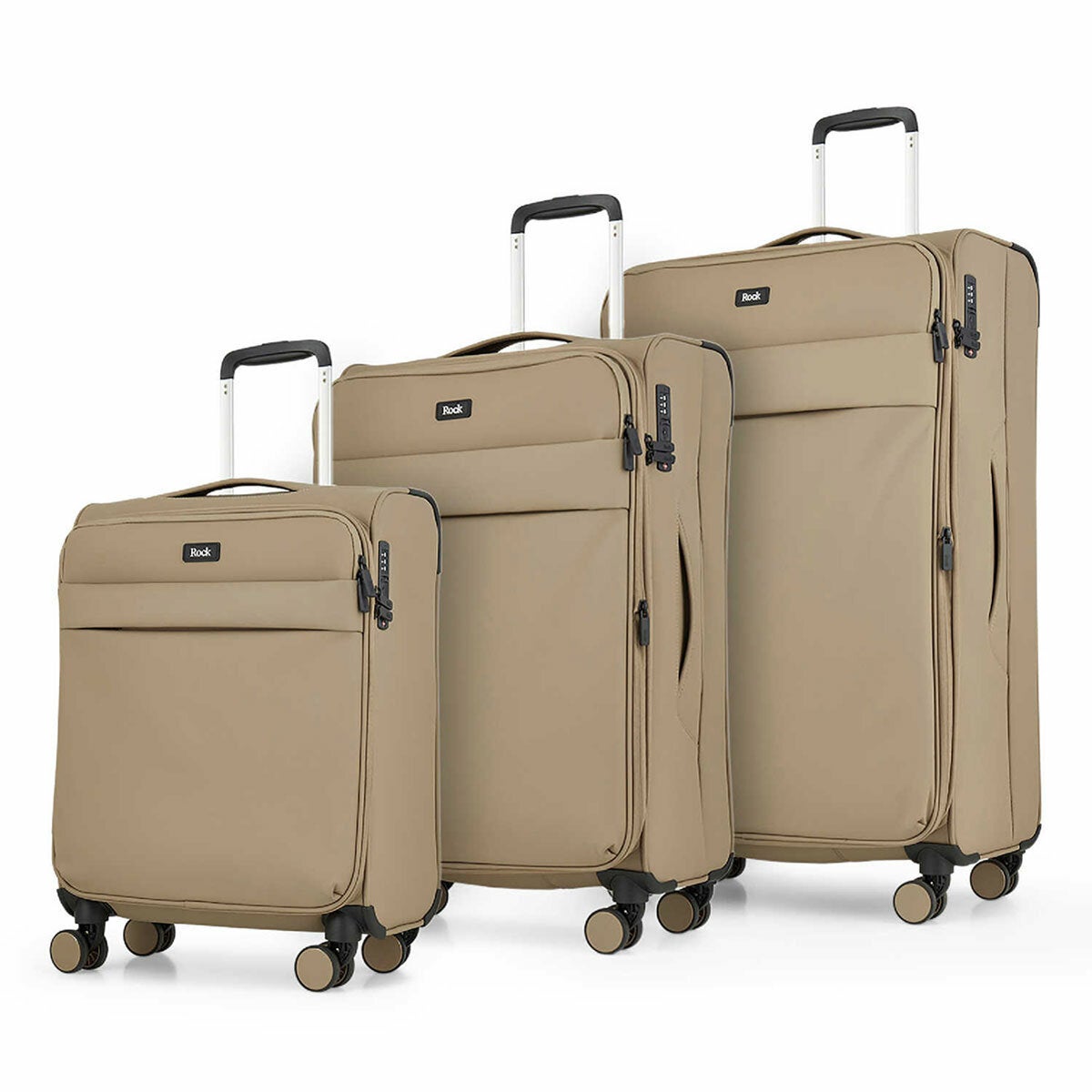 Rock Harper 3-piece softside luggage set, UK version