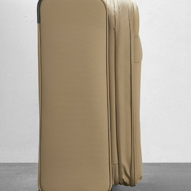 Rock Harper 3-piece softside luggage set in beige - British product