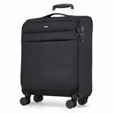 Rock Harper 2 piece luggage set black softside - British product