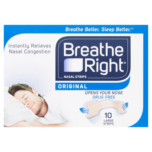 Breathe Right Natural Tan Nasal Strips   10 per pack GOODS M&S   